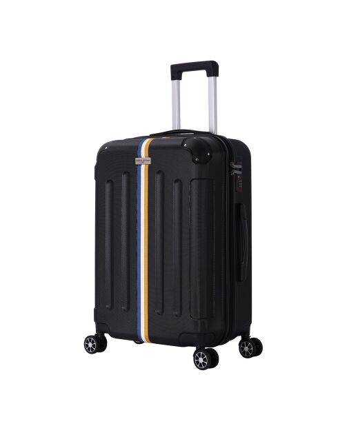 Valise Long Séjour 4 roues doubles Rivoli 75 cm noire
