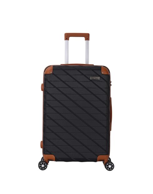 Valise Long Séjour 4 roues doubles St Germ 75 cm noire