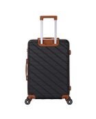 Valise Long Séjour 4 roues doubles St Germ 75 cm noire