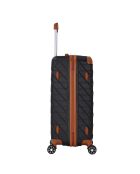 Valise Long Séjour 4 roues doubles St Germ 75 cm noire