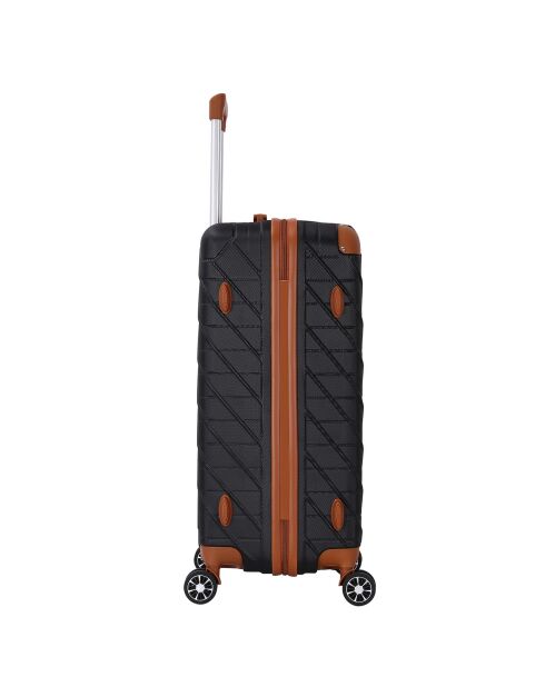 Valise Long Séjour 4 roues doubles St Germ 75 cm noire