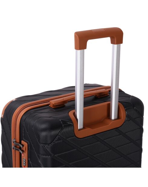Valise Long Séjour 4 roues doubles St Germ 75 cm noire