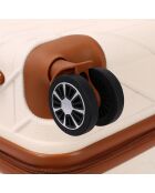 Valise Long Séjour 4 roues doubles St Germ 75 cm crème