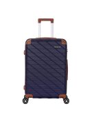 Valise Long Séjour 4 roues doubles St Germ 75 cm bleu marine