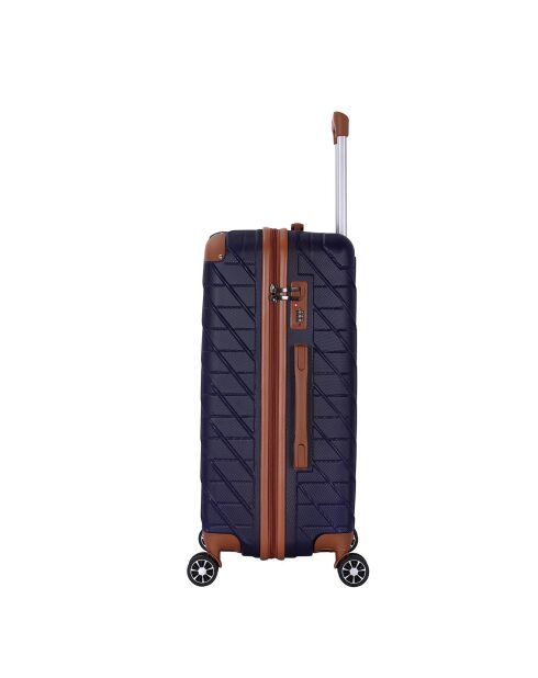 Valise Long Séjour 4 roues doubles St Germ 75 cm bleu marine
