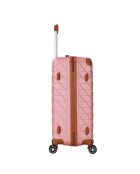 Valise Long Séjour 4 roues doubles St Germ 75 cm rose doré