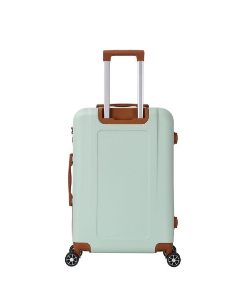 Valise Long Séjour 4 roues doubles Trocadéro 75 cm vert amande