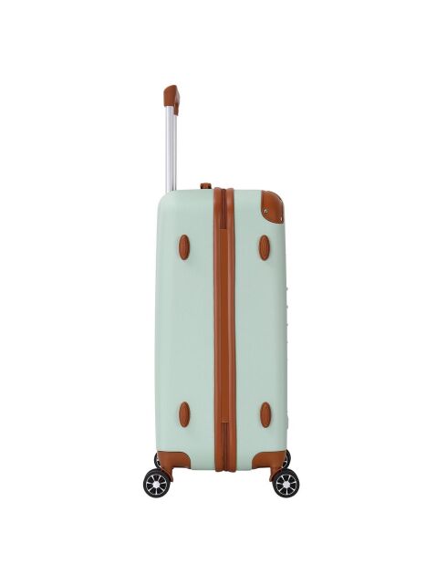 Valise Long Séjour 4 roues doubles Trocadéro 75 cm vert amande