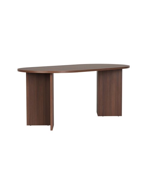 Table à manger Sablin noyer - 180x75x89.5 cm