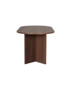 Table à manger Sablin noyer - 180x75x89.5 cm