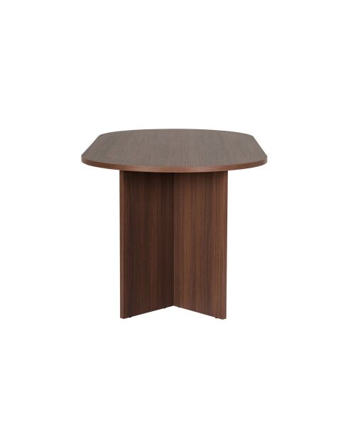 Table à manger Sablin noyer - 180x75x89.5 cm