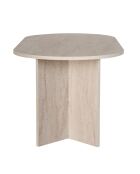 Table à manger Sablin travertin - 180x75x89.5 cm