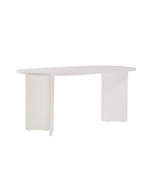 Table à manger Sablin bois blanc - 180x75x89.5 cm