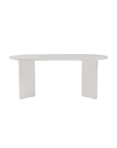 Table à manger Sablin bois blanc - 180x75x89.5 cm