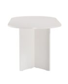 Table à manger Sablin bois blanc - 180x75x89.5 cm