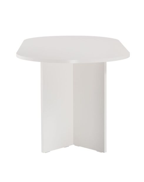 Table à manger Sablin bois blanc - 180x75x89.5 cm