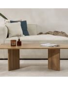 Table basse Sabin chêne - 119x40x60 cm