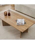 Table basse Sabin chêne - 119x40x60 cm