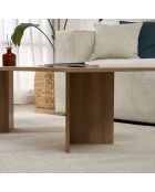Table basse Sabin chêne - 119x40x60 cm
