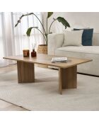 Table basse Sabin chêne - 119x40x60 cm