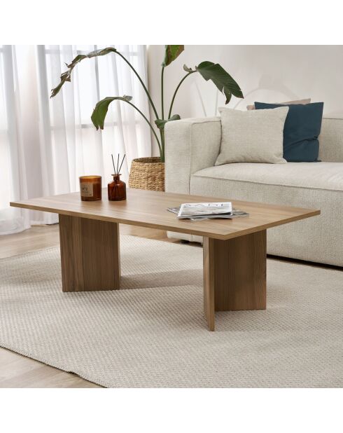 Salontafel Sabin eikenhout - 119x40x60 cm