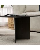 Table basse Sabin noire - 119x40x60 cm