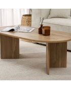 Table basse Sable chêne - 119x40x60 cm