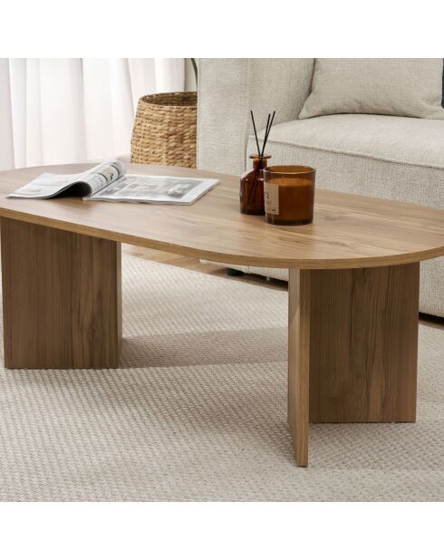 Table basse Sable chêne - 119x40x60 cm
