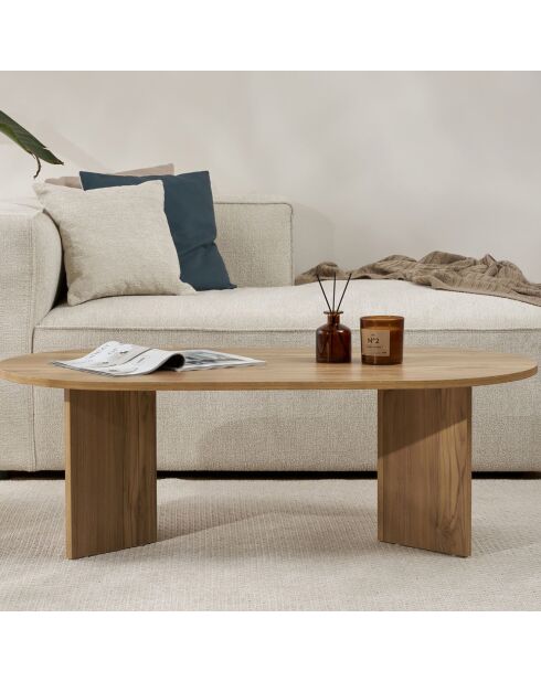 Table basse Sable chêne - 119x40x60 cm