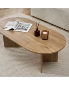 Table basse Sable chêne - 119x40x60 cm