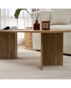 Table basse Sable chêne - 119x40x60 cm