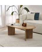 Table basse Sable chêne - 119x40x60 cm