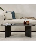 Table basse Sable noire - 119x40x60 cm