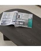Table basse Sable noire - 119x40x60 cm