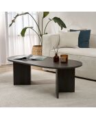 Table basse Sable noire - 119x40x60 cm