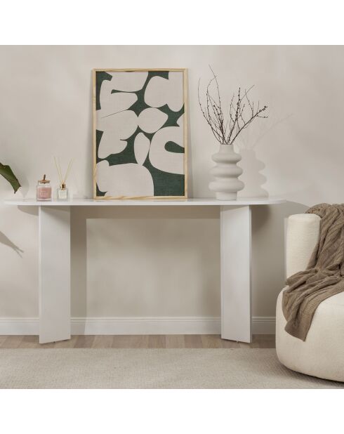 Console Sira blanche - 150x75x35 cm
