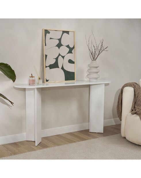 Console Sira blanche - 150x75x35 cm