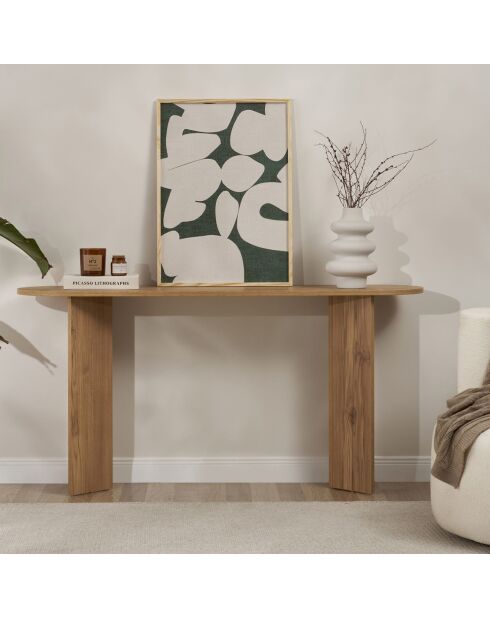 Console Sira chêne - 150x75x35 cm