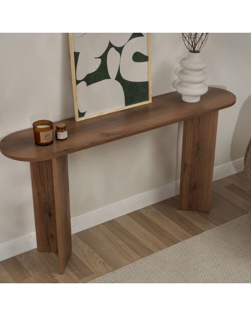 Console Sira noyer - 150x75x35 cm