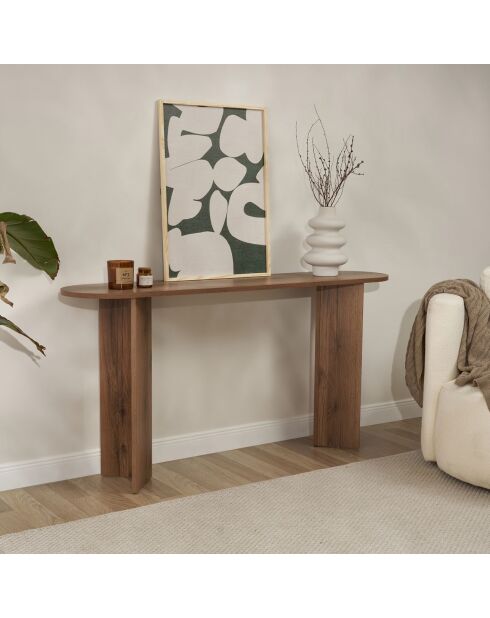 Console Sira noyer - 150x75x35 cm