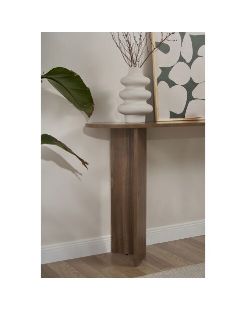 Konsole Sira aus Nussbaumholz - 150x75x35 cm
