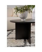 Table basse Sable bois noir - 119x40x60 cm