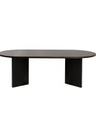 Table basse Sable bois noir - 119x40x60 cm
