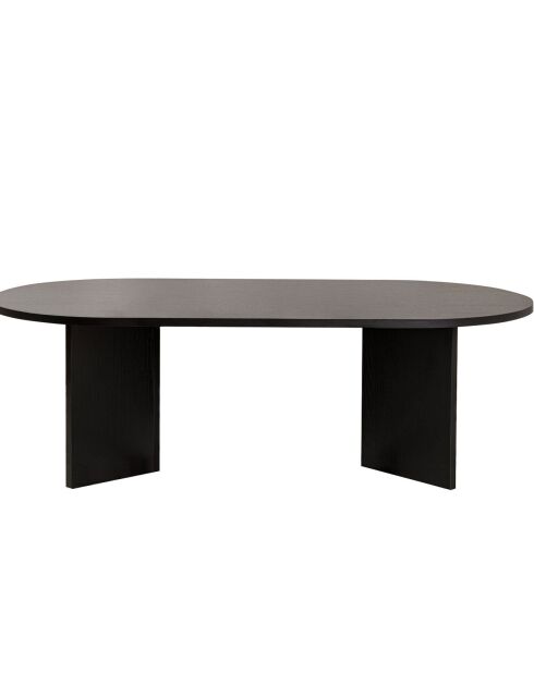 Table basse Sable bois noir - 119x40x60 cm