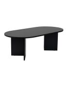 Table basse Sable bois noir - 119x40x60 cm