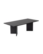 Table basse Sabin bois noir - 119x40x60 cm