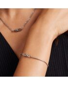 Bracelet Pineto en Acier argenté