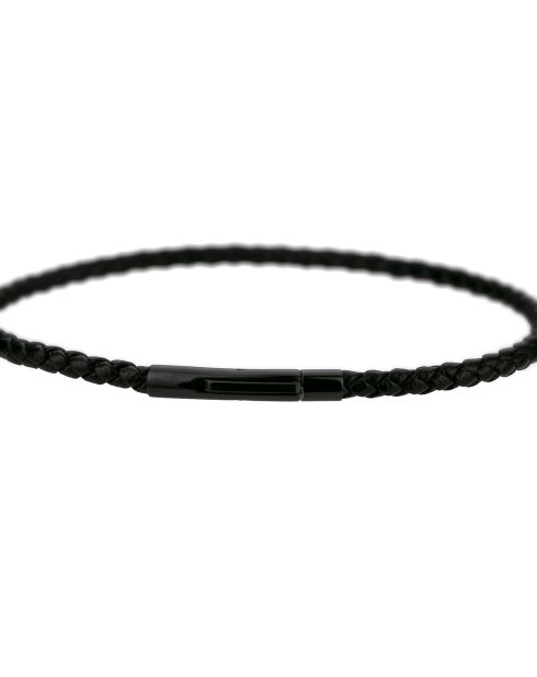 Set Montre & Bracelet Homme Milan en Acier noir