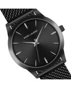 Set Montre & Bracelet Homme Perth en Acier noir