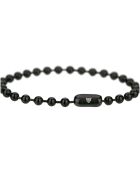Set Montre & Bracelet Homme Lyon en Acier argenté/noir